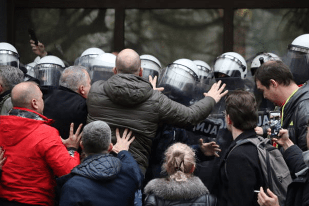 Serbia railway station disaster