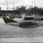 Southeastern flooding damage and rescue efforts