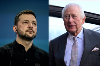 Zelensky meeting King Charles III at Sandringham estate