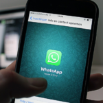 WhatsApp app on phone