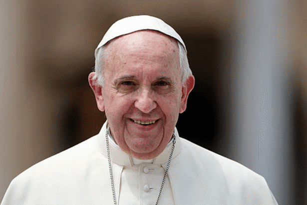 Pope Francis smiling
