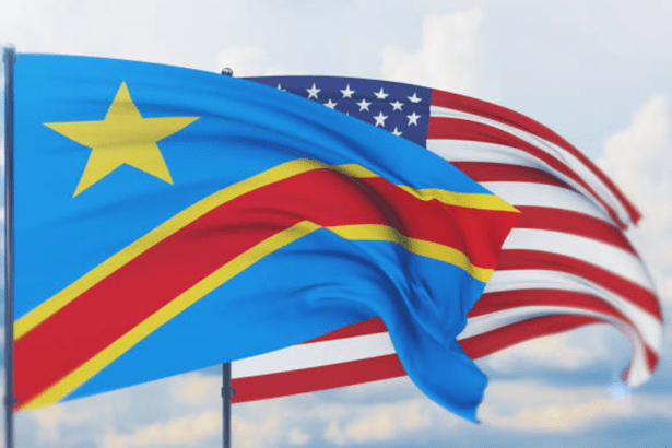 U.S. and DRC flags