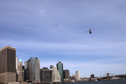 Manhattan skyline helicopter
