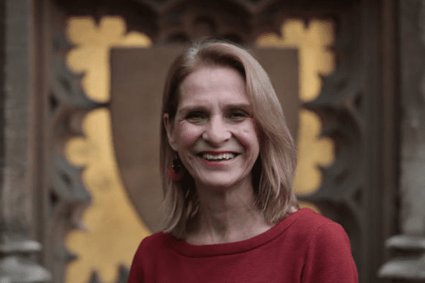 UK MP smiling portrait