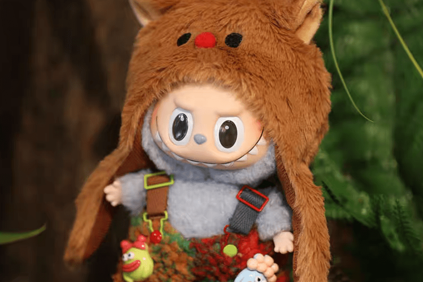 Crowds at Labubu Release