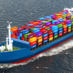 Cargo Ship Hits Shore