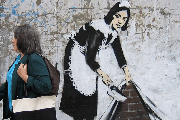 Banksy lighthouse mural