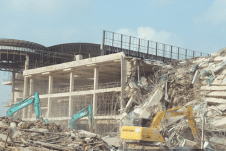 Collapsed Bangkok skyscraper