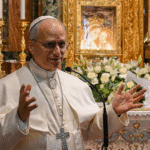 Pope Leo XIV speaking