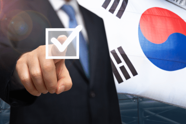 South Korea election crowd