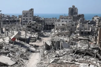 Gaza drone strike aftermath