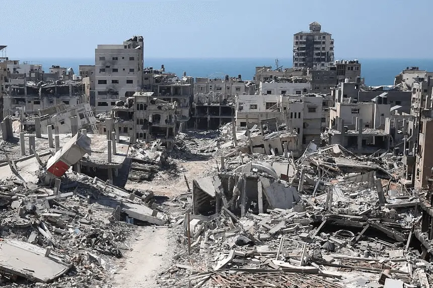 Gaza drone strike aftermath