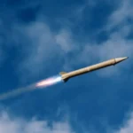 Missiles over U.S. base