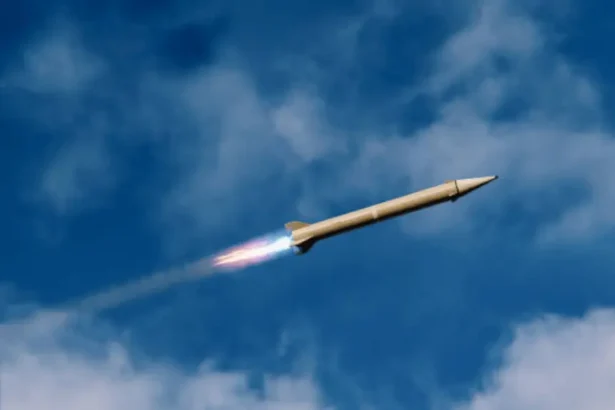 Missiles over U.S. base