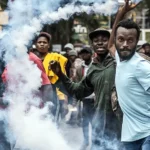 Kenyan youth protest march