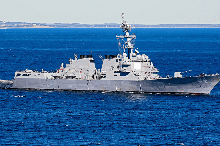 North Korea navy destroyer