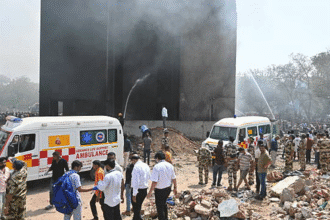 Air India Crash Site