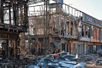 Drone strike aftermath Odesa