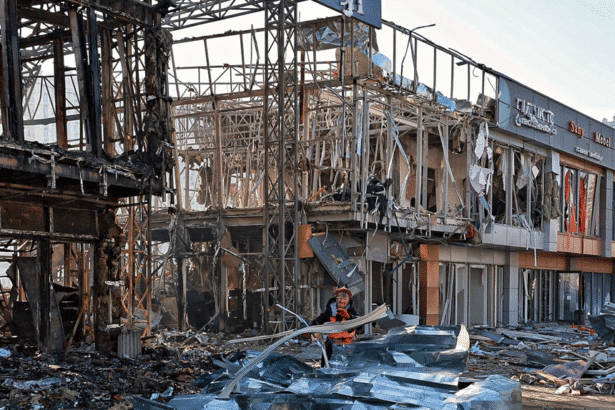 Drone strike aftermath Odesa