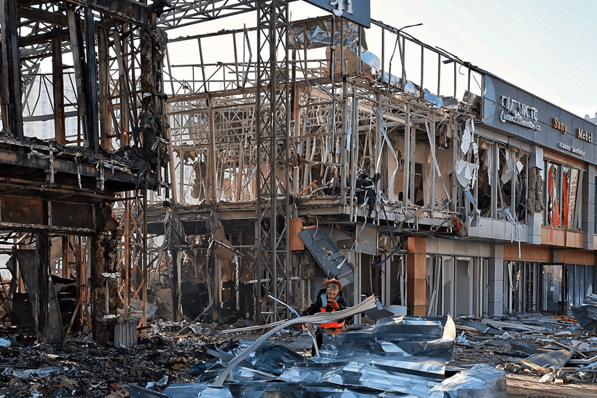 Drone strike aftermath Odesa