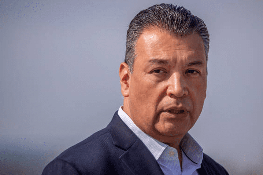 Senator Padilla handcuffed protest