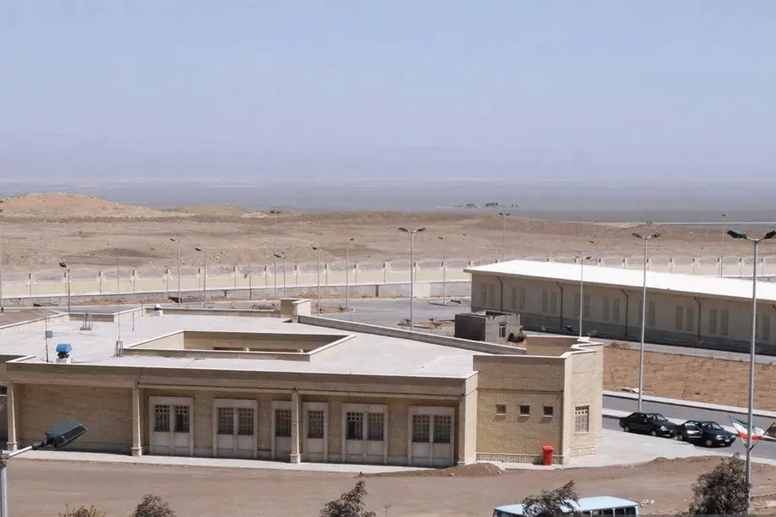 Damaged Iranian nuclear sites