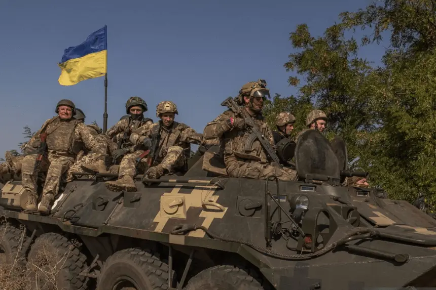 Ukrainian forces inside Kursk