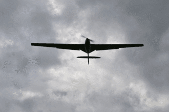 Ukrainian drone strike