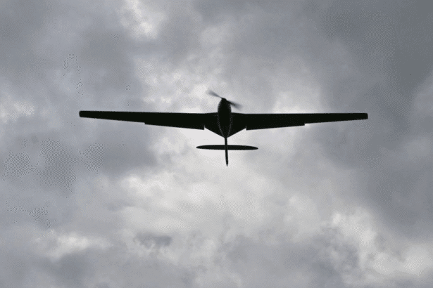 Ukrainian drone strike