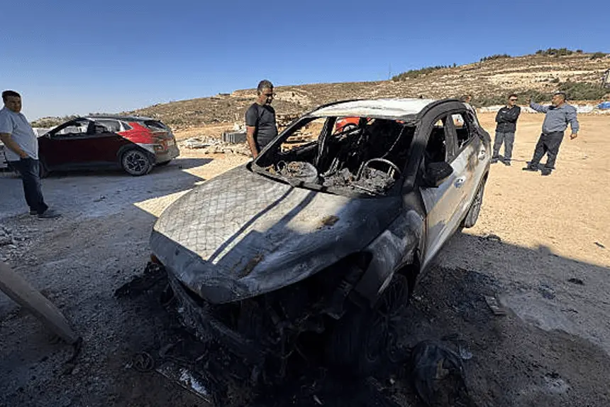 Israeli settler attack West Bank