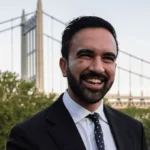 Zohran Mamdani celebrates victory