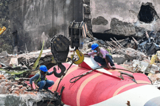 Casket with mixed remains