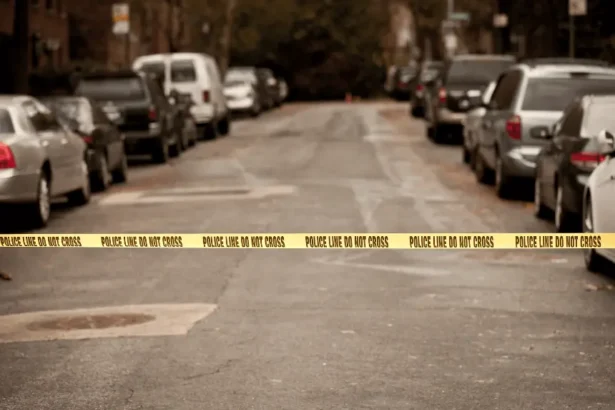 Ukrainian officer assassination scene