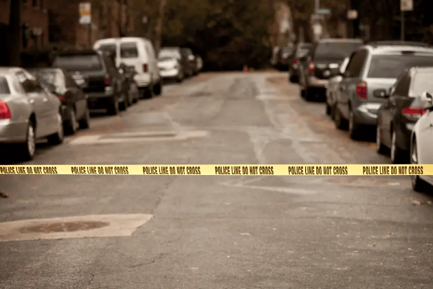 Ukrainian officer assassination scene