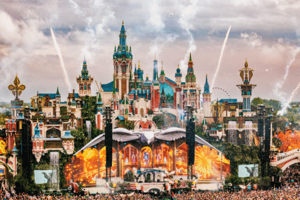 Tomorrowland stage fire damage