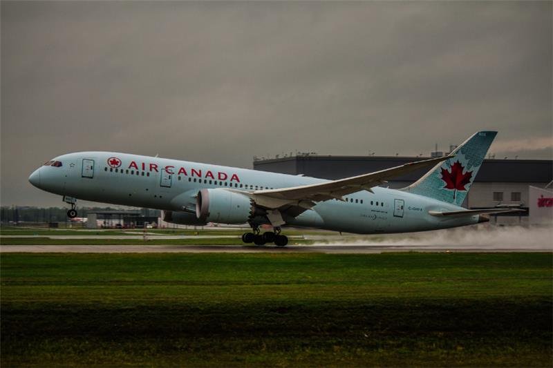 Air Canada flight strike