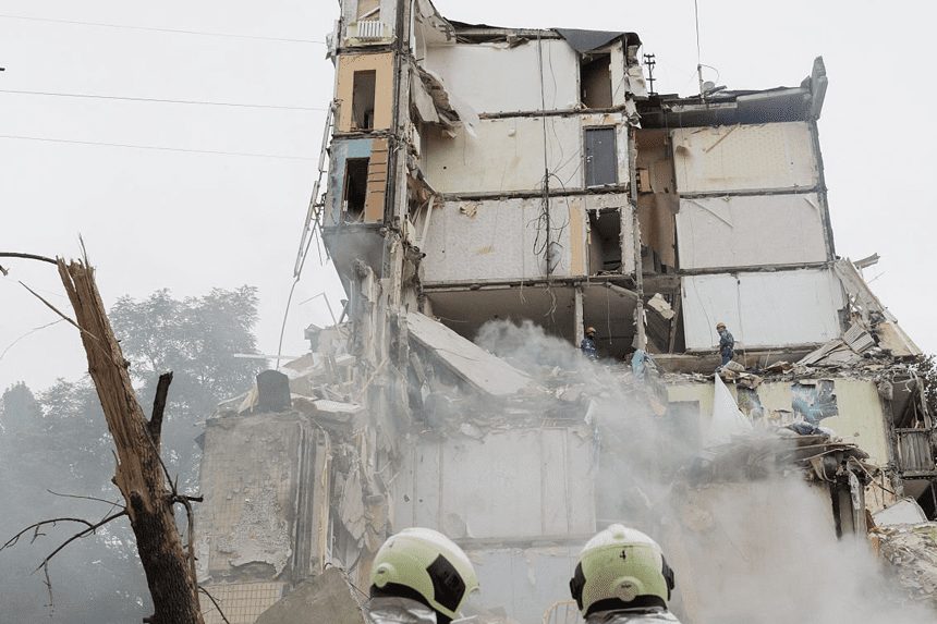 Kyiv missile strike aftermath