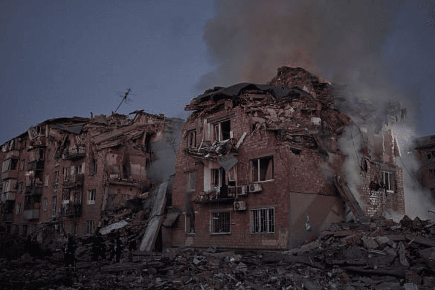 Kyiv missile drone attack