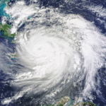 Hurricane Erin approaching Caribbean