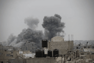 Gaza airstrikes amid famine