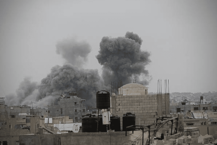 Gaza airstrikes amid famine