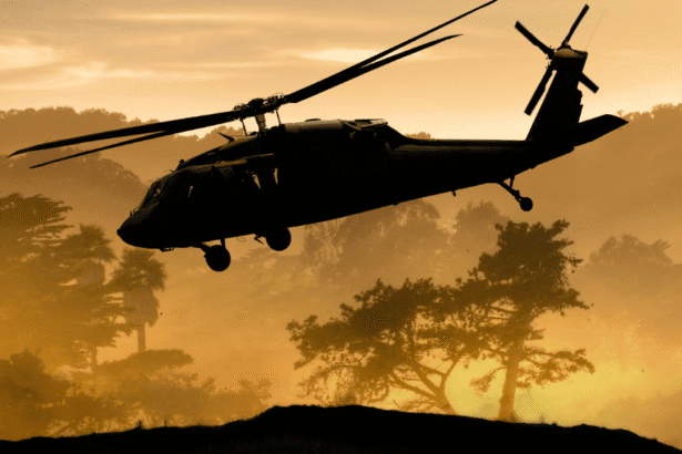 Ghana Helicopter Crash Scene
