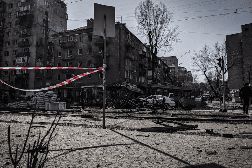 European leaders meet the US