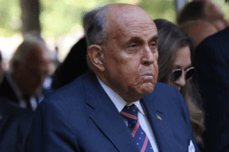 Rudy Giuliani receiving honor