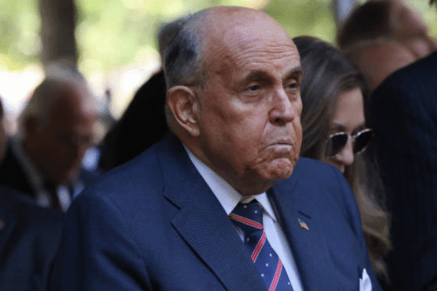Rudy Giuliani receiving honor