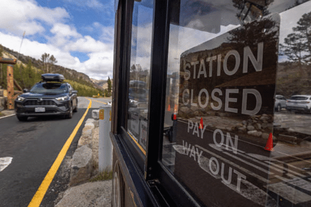 National park shutdown warning