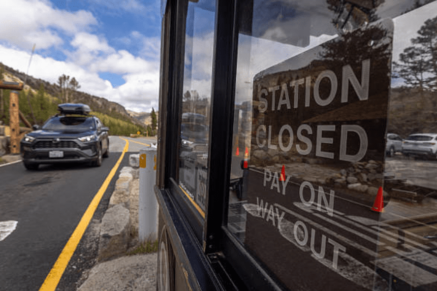 National park shutdown warning
