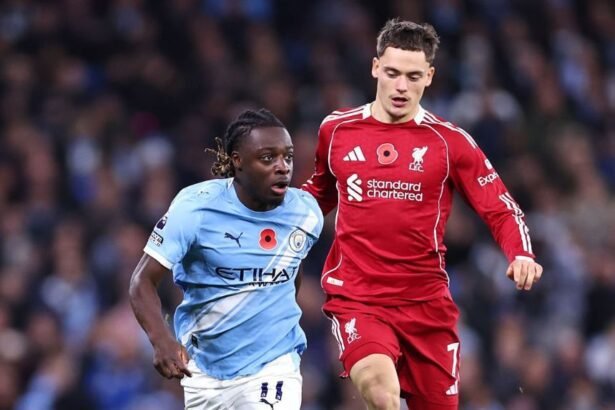 Jeremy Doku goal celebration