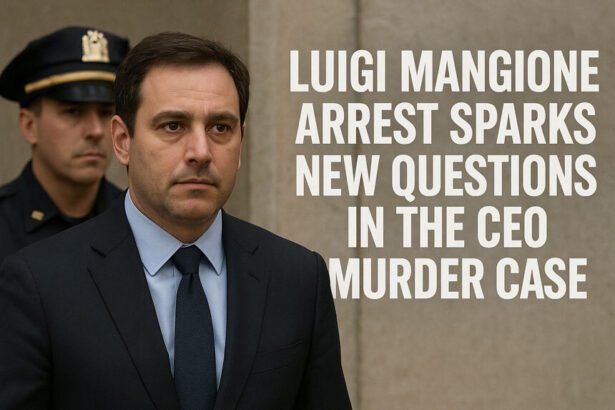 Luigi Mangione escorted by police after arrest in CEO murder investigation